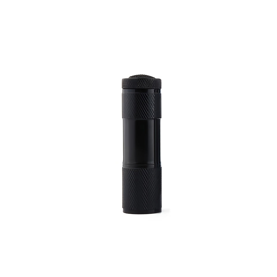9 LED Mini Aluminum Flashlight | White Light Flashlight for Traveling, Hiking, Fishing & Camping, Backpack Pocket Flashlight, Home Light, Uses AAA Batteries (Batteries Not Included)