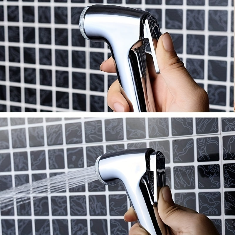 1 Easy-to-Install Handheld Bidet Sprayer for Bathroom - Durable ABS Material, Multi-Functional Shower Head & Faucet Adapter, Universal Fit, Non-Potable Water Safe