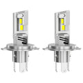Carlitek 2个H7 H4 H3 H11 9006 LED车头灯泡 6500K,7035芯片,12V,即插即用,散热风扇,汽车照明升级,汽车爱好者