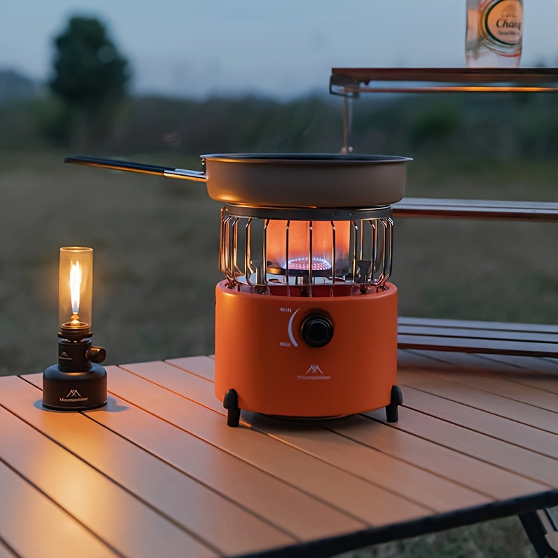 9000 BTU Portable Propane Radiant Heater Stove - 3-in-1 Indoor/Outdoor Portable Propane Stove, Ideal for Reliable Heating, Cooking & Emergency Preparedness, Adjustable Flame, Carry Bag Included