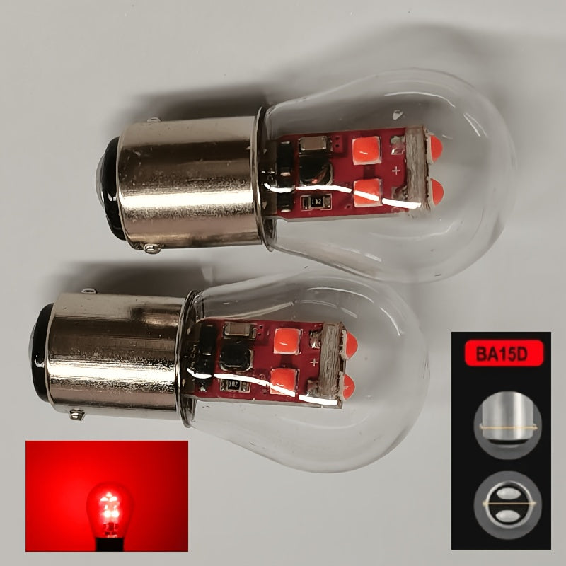 2Pcs LED Headlight Car Turn Signal Lights 1156 1157 Bulbs BA15S BAU15S BA15D Reverse Light Brake Light BAY15D P21/5W LED Low Beam Light for Cars and Trucks, No Battery Included