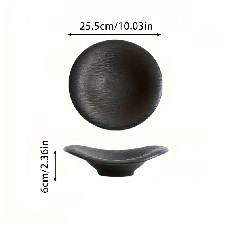 1pc Creative Irregular Shape Plate, High-End Sense Irregular Dish, Home Western Dinner Plate, Cold Dish Plate, Salad Plate, High-Appeal Food Presentation Plate