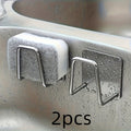 1 or 2 Pieces Heavy-Duty Sink Caddy - With Self-Adhesive Stickers, Sink Organizer Drainer Rack for Home Kitchen & Bathroom, Countertop Space-Saving Storage Rack, Compatible with Integrated Sinks, Essential Home Tool