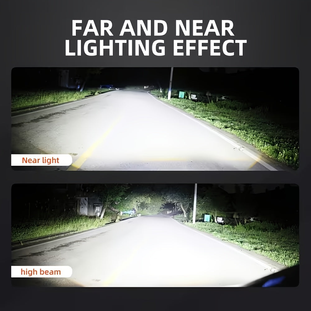 2-Pack O193 H11 LED Headlight Bulbs H11 Super Bright LED Headlights 800W High Power 6500K Color Temperature Compatible with H1, H4, H7 Sockets Improves Night Driving Safety 800% Brightness Increase Fits HB3, 9005, HB4, 9006, HIR2