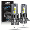 XSTORM 2Pcs H4 LED Headlight Bulbs Canbus High/Low Beam Car Light 100W 30000LM 6500K Plug-and-Play