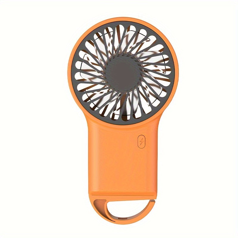 Handheld Foldable Desktop USB Charging Mini Fan, Simple Portable Quiet Personal Cooling Fan
