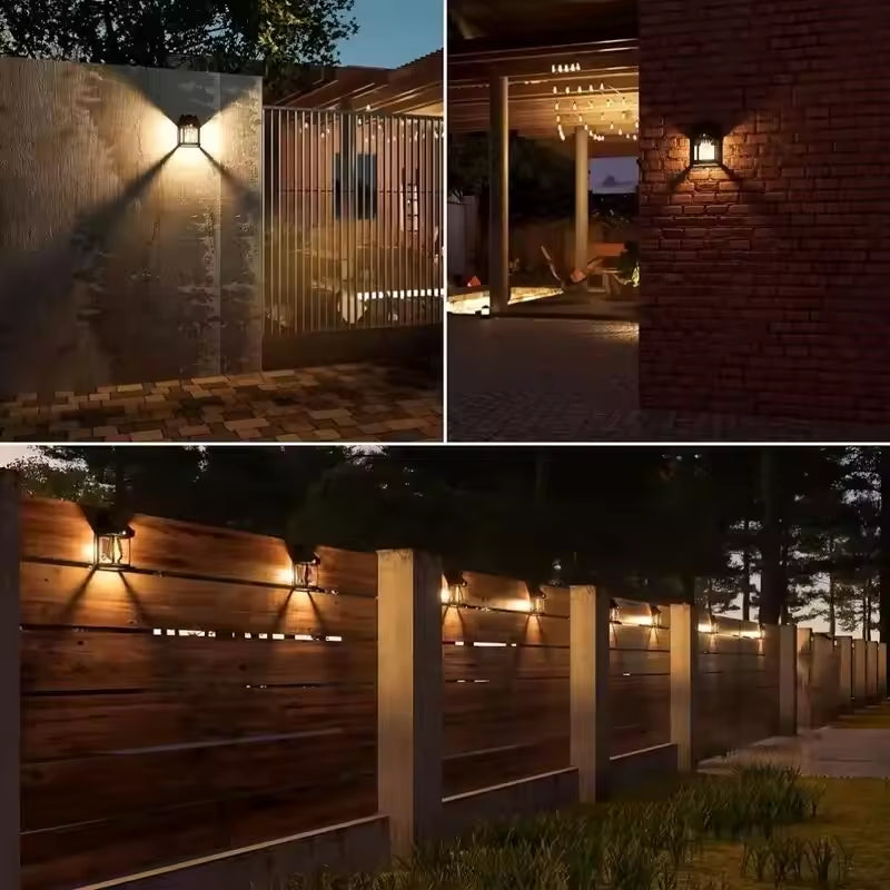 1/2/4 Pack Smart LED Solar Light, PIR Motion Sensor Solar Wall Light, Outdoor Solar Charging High Brightness Street Light, 3 Modes Solar Powered Decorative Garden Light Security Lighting, Mini Step Light, Perfect for Porch, Pathway, Courtyard