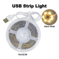 USB LED灯带，冷白光和暖白光可选 - 长度可选，易于安装，打造舒适的卧室、充满活力的客厅、现代的厨房和创新型家庭办公室