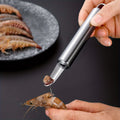 1 Piece Stainless Steel Shrimp Deveiner & Shell Remover Tool – Shrimp Cleaner & Peeler, Seafood Shell Cutter, Portable Shrimp Vein & Intestine Cleaner, Easy-Clean Kitchen Gadget for Lobster & Shrimp Preparation
