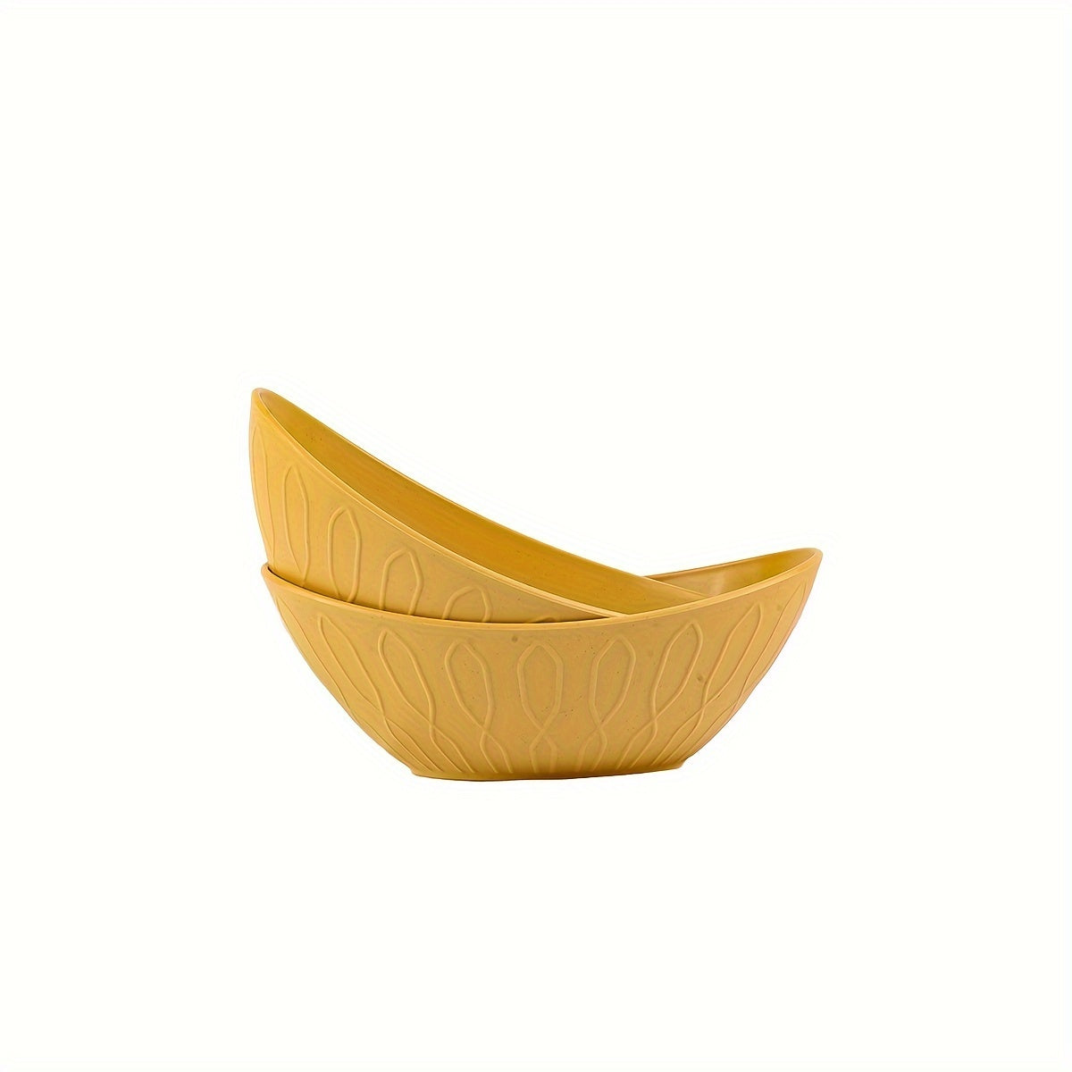 2PCS Ingot Shape Unbreakable Bowl – Kitchen Bowl for Oatmeal & Salad, Serving Bowl for Salad, Side Dishes, Pasta