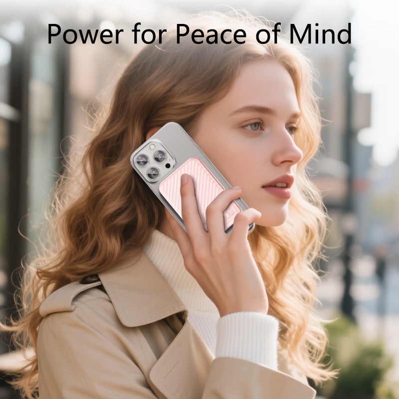 雙支裝時尚移動電源 15000/10000毫安時 30W/22.5W快速充電便攜充電寶 超薄行動式手機充電備用電池 相容所有手機 迷你輕巧 旅行佳選 新年/聖誕禮物