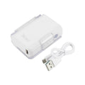 Reiko 4000MAH UNIVERSAL POWER BANK WITH CABLE IN WHITE