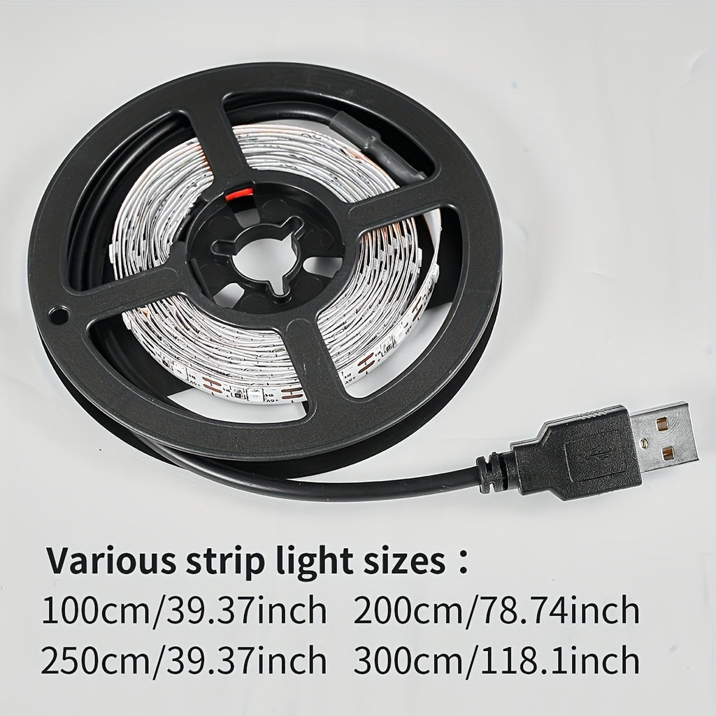 39.3-708.6英寸(1-18米) UV黑色条形灯，直流5V，USB插头，波长：385-400纳米，60个LED/米，非常适合照明画作、化妆品、染料、夜光派对、荧光海报、游戏室、自动售货机、展览厅