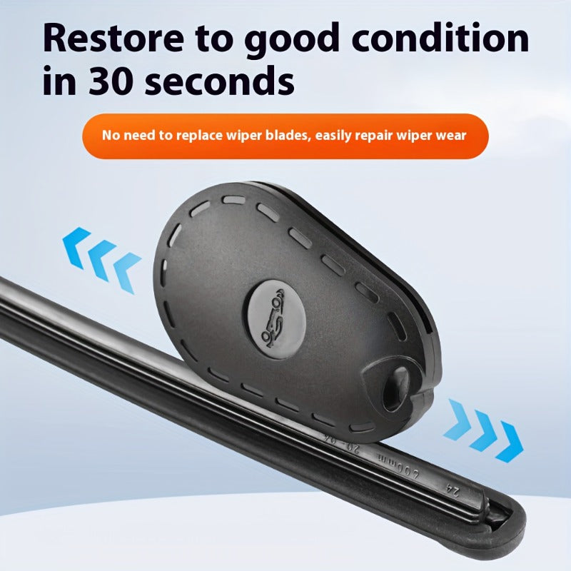 1pc Wiper Blade Repair Tool – Car Wiper Rubber Refurbisher Set, Ergonomic Car & Truck Wiper Blade Cleaner – Extends Wiper Lifespan & Improves Visibility, Auto Window Wiper Tool, Universal Fit for All Vehicles – Perfect Mother‘s Day