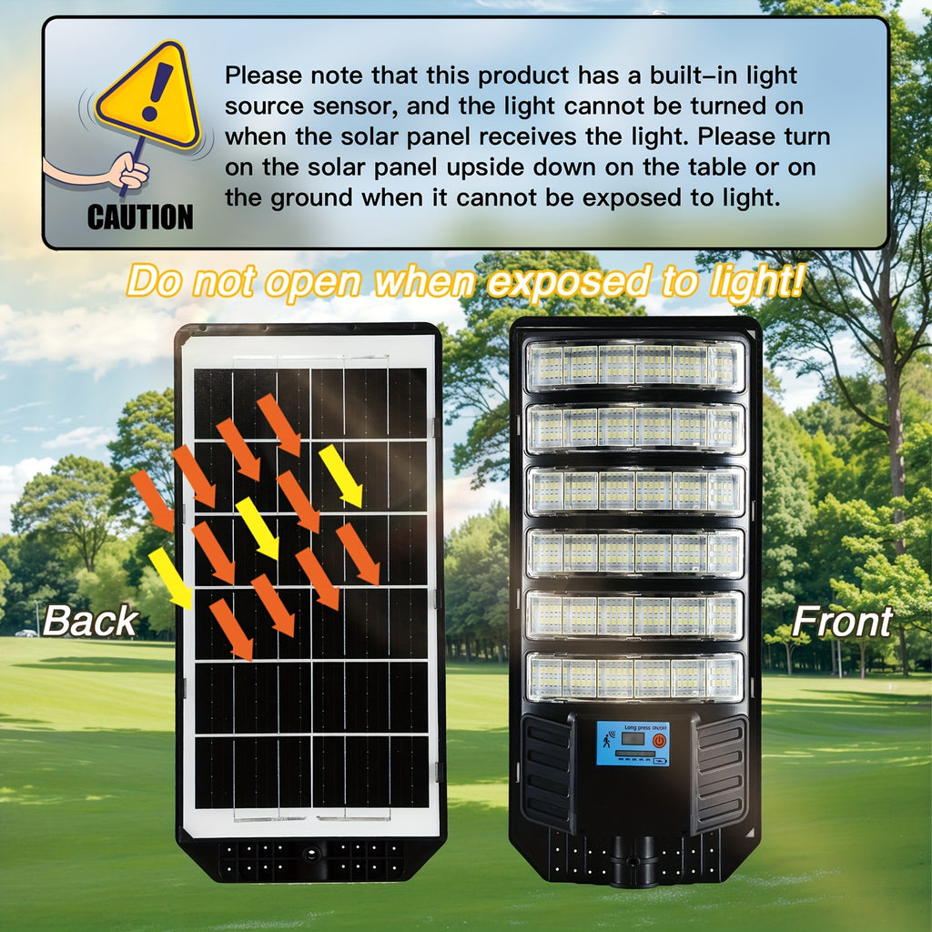 Zero Electricity Cost Professional Solar LED Light, 270° Wide Angle IP65 Heavy Duty Security Sensor Light | Suitable for Farm, Driveway, Garage, Patio, Fence, Deck, Pool, Shed, Wall and Winter-Use Remote Dimming | Christmas & Black Friday Special Offer