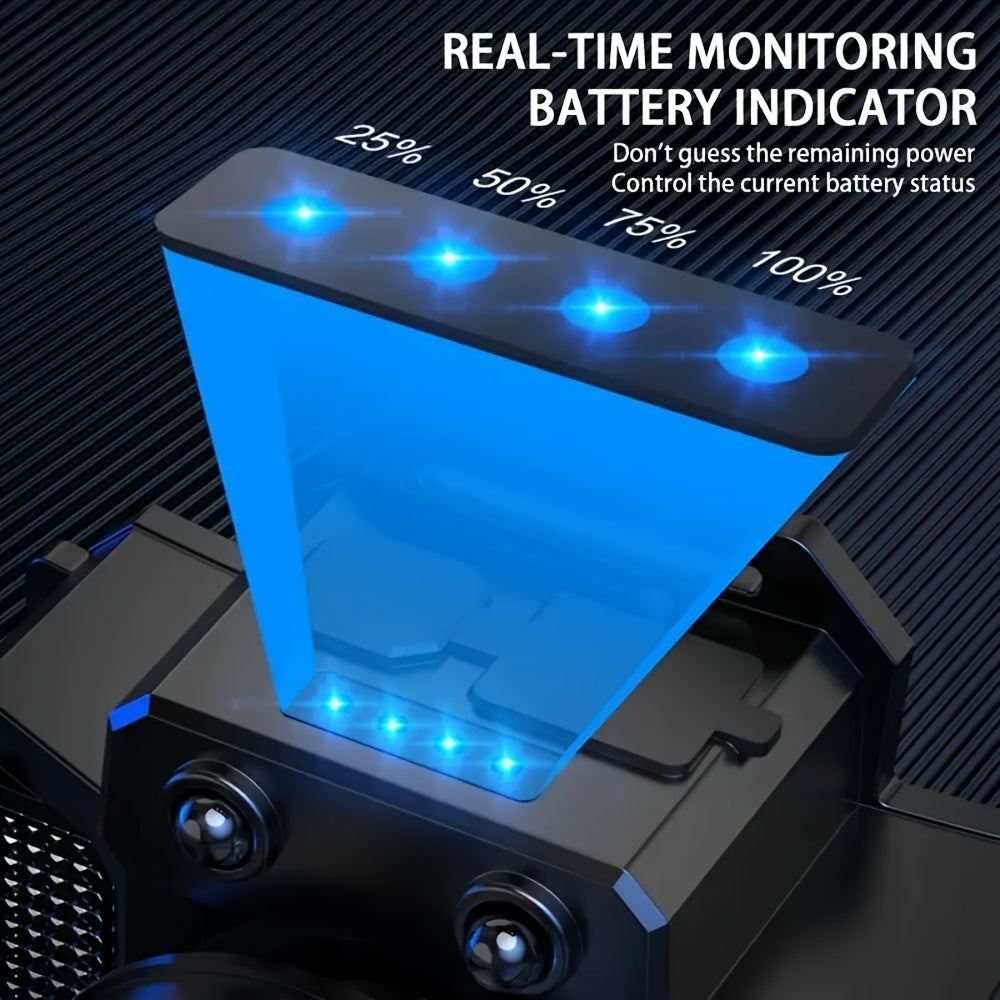 Portable Lightweight Multifunctional LED Headlamp with Motion Sensor, Rechargeable Rotatable Head, 5 Lighting Modes, Ideal for Outdoor Fishing, Adventure, Emergency and Camping