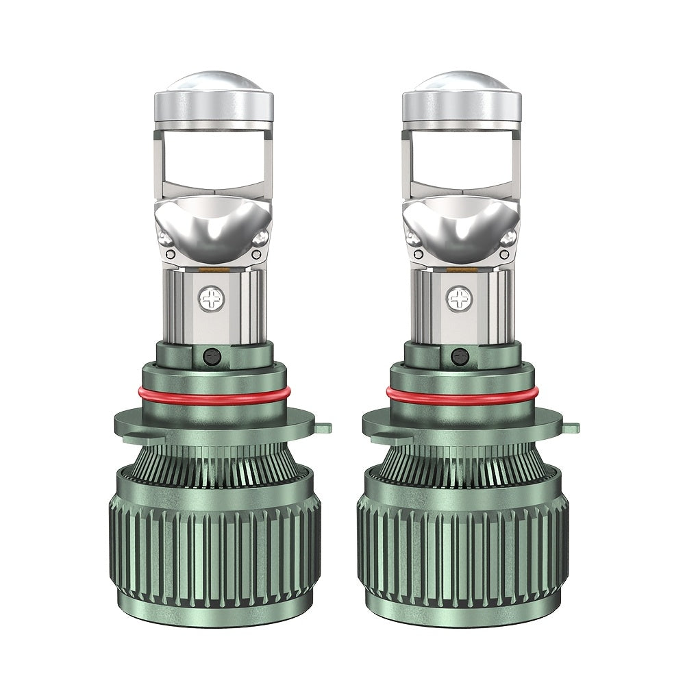 2Pcs H7 H4 H11 Canbus Car Headlight Lens H9 H8 9005 9006 HB3 HB4 LED Projector Bulbs 6000K Car Motorcycle Mini Lens