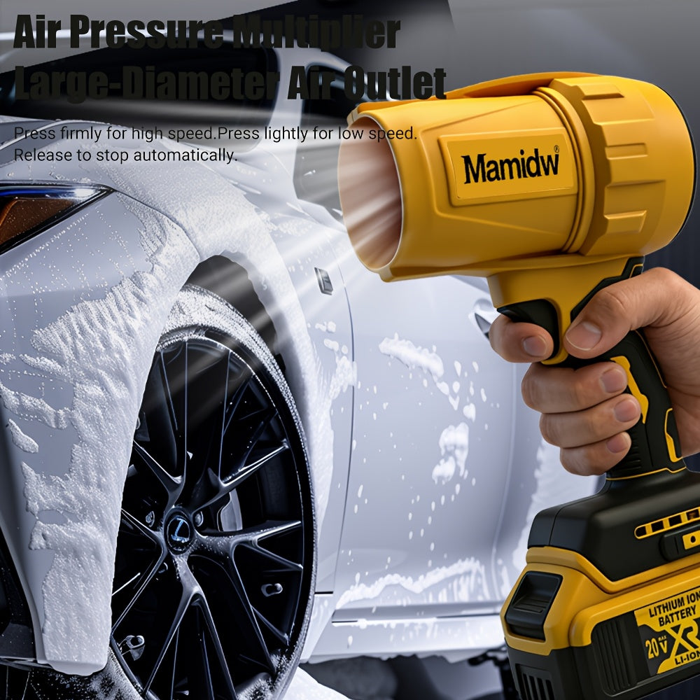 For DeWALT 20V Lithium Battery - Brushless Turbo Electric Blower, Handheld Cooling Fan & Dryer, Power Tool Accessory for DeWALT 20V Drills