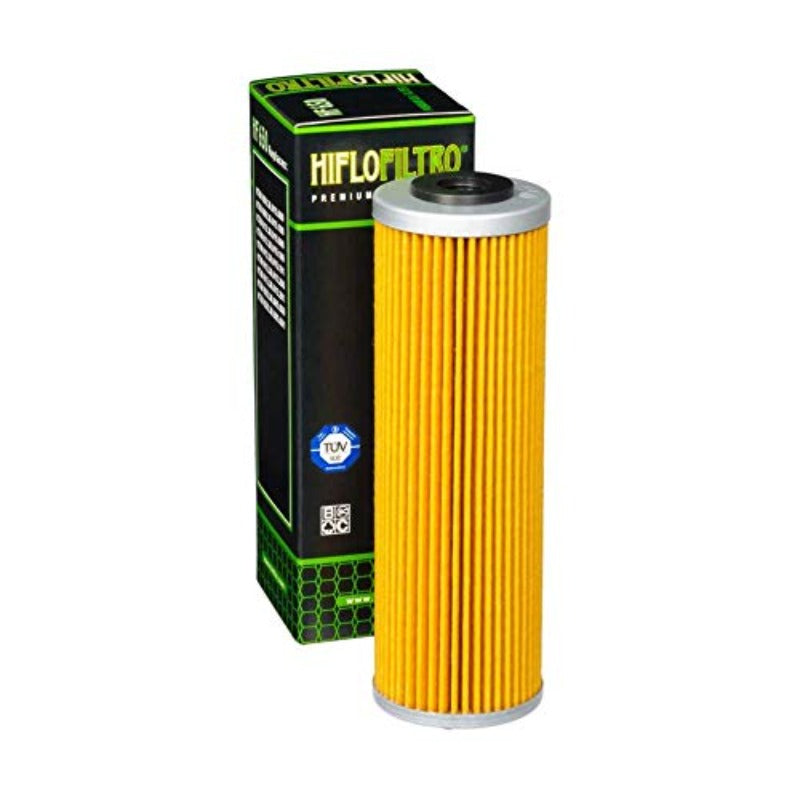 Hiflofiltro HF650 Premium Oil Filter – Length: 4.2, Height: 13.4, Width: 4.3 – Auto Replacement Part, Engine Care, Durable Filter Design, High-Performance Filter, Engine Oil Filter, Oil Filtration System, for Auto Mechanics & Vehicle Enthusiasts