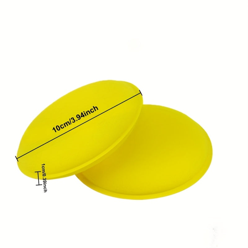 Car Polishing Sponge Pad Soft Foam Applicator Pad Round Wax Applicator Pad Sponge Vehicle Polishing Pad Car Cleaning Pad Car Glass Cleaning Sponge