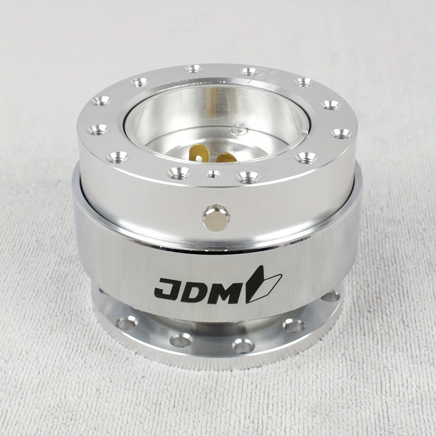 6×4 Ball Bearing Steering Wheel Quick Release JDM Snap-On Car Tuning Quick Release Steering Wheel Adapter Boss Kit Hub with Button