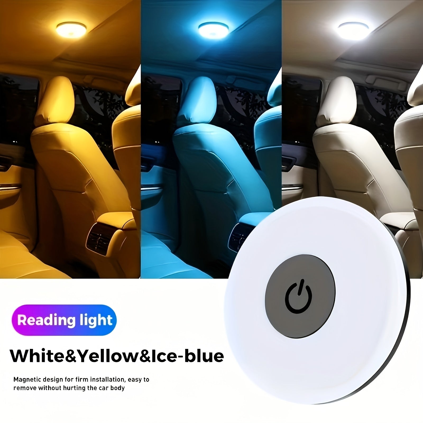 Car Reading Light Interior Lighting Ambient Light Front and Rear Ceiling Light Trunk Roof Light