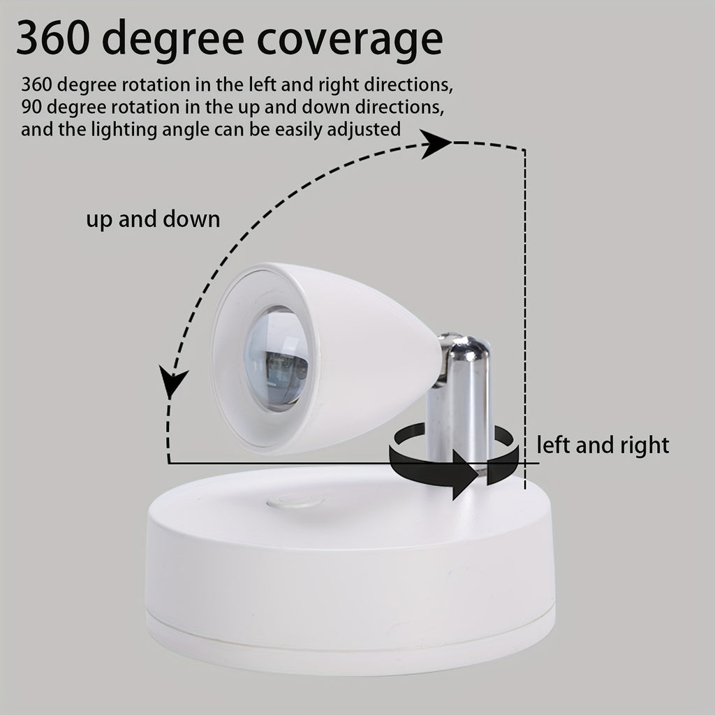 Wireless remote control night light ambiance light, suitable for merchandise, artwork display, dartboard