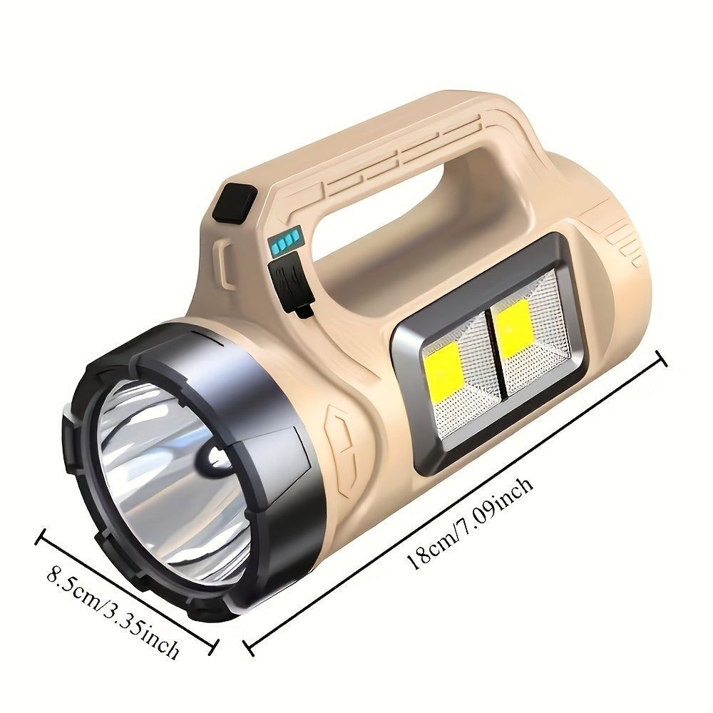 LiHangStar high-brightness portable lantern, solar rechargeable, portable side light design, USB charging, four lighting modes, suitable for outdoor camping, hiking, emergency lighting, holiday gift