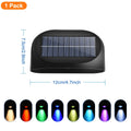 Solar Wall Washer Light, Address Sign Decorative Light, Solar Address Sign Light, Solar Exterior Wall Light, 8 Fixed Colors, Two Gradient Colors