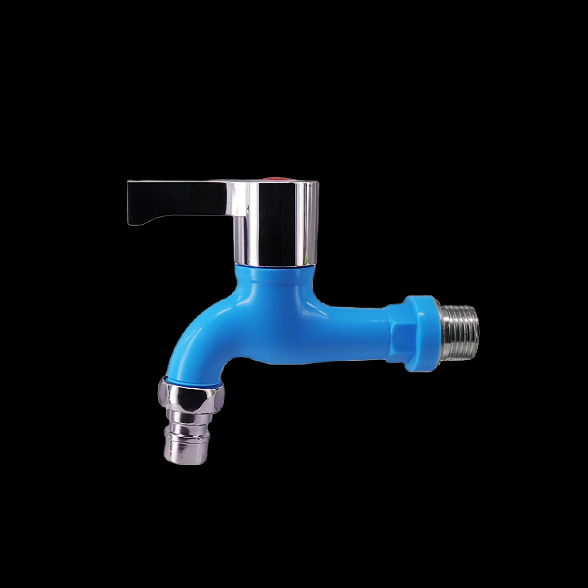 1pc Plastic Washing Machine Faucet - Wall Mount, Single Cold Water, Kitchen & Bathroom Connector, Outdoor Frost-Proof Tap with Diverter