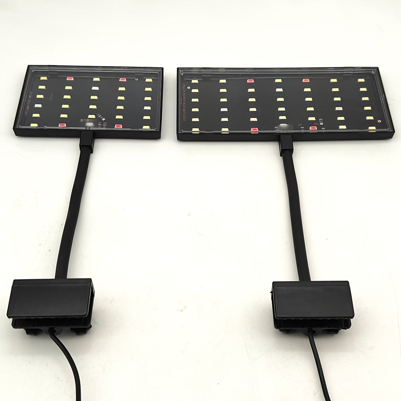 Aquarium Light, Full Spectrum Aquatic Plant Grow Light, Fish Tank Light with Adjustable Brightness, Dimmable, Timer, 360° Rotatable