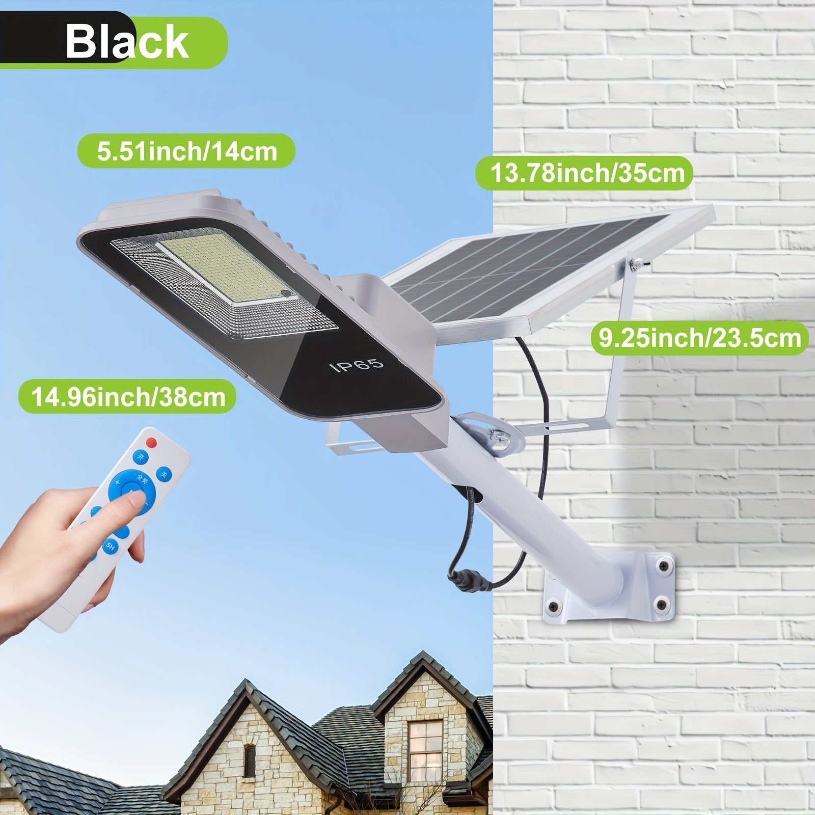 4/2/1 Pack Solar Street Light with Mounting Bracket, Dimmable LED Smart Light, 13.78-Inch Expanded Solar Panel Efficiently Collects Solar Energy, Long Distance, Light Sensor Activation, Fully Solar Powered, Energy Saving, Suitable for Harsh Weather