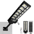 Super Bright LED Solar Street Light - 6500K Color Temperature, IPX5 Protection Rating, Dusk-to-Dawn Auto Sensor Outdoor Floodlight, with Wide Angle PIR Motion Sensor, 3 Lighting Modes, Perfect for Garages, Cafes, Hotels, Shopping Malls