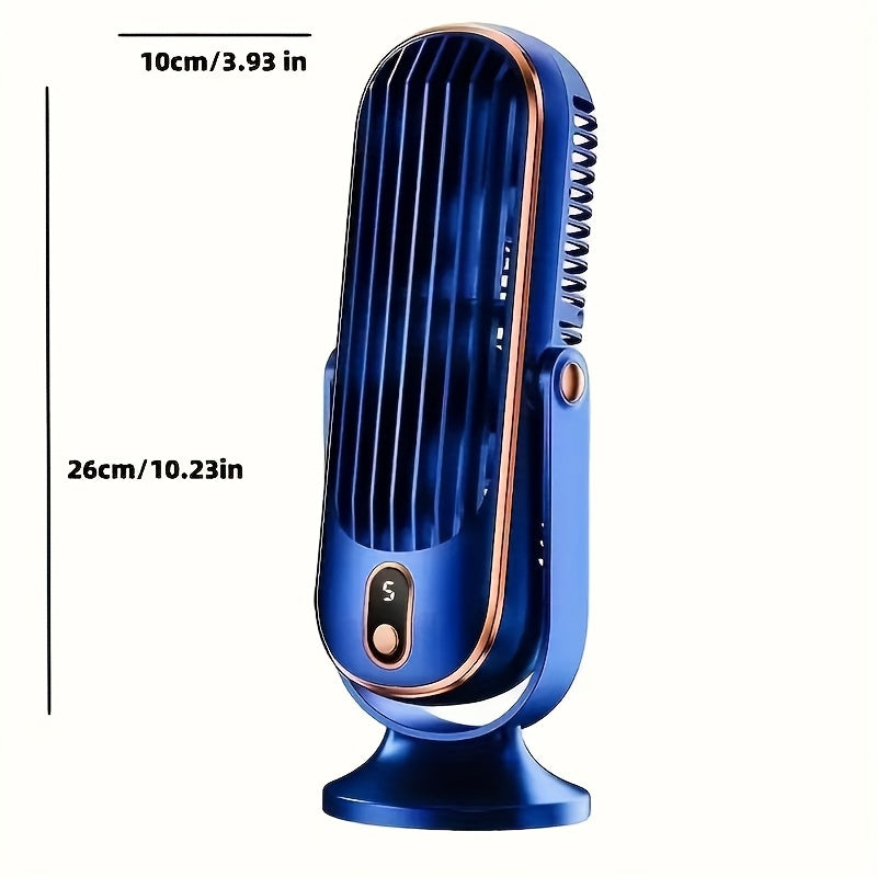 Portable Air Conditioner & Cooling Fan - Dual Motor, 5 Speeds, 720° Surround Cooling Fan | Ultra-Quiet USB Desktop Fan, Ideal for Home, Office, Bedroom, Travel, Camping, RV & Outdoor | Perfect Valentine’s Day & Christmas Gift for Family