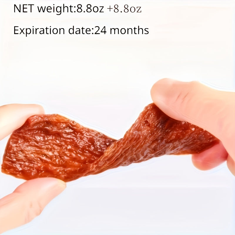 牛肉乾筋，狗狗用品，狗狗零食，牛肉乾，肉條，狗狗訓練咀嚼棒零食 - 淨重 500 公克