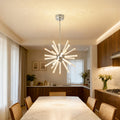 24-light bubble column pendant light, adjustable hanging lamp, living room dining room decorative light, hotel project lighting fixture