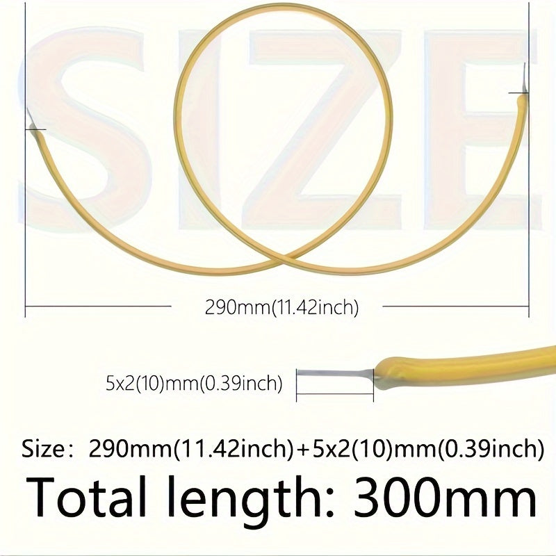 6条柔性LED灯带 - 暖光、红色、绿色、蓝色、粉色 | 38mm/130mm/300mm螺旋灯泡，适用于DIY与装饰 | 电池供电（DC3V） | 强光可弯曲，适合厨房/客厅/书桌