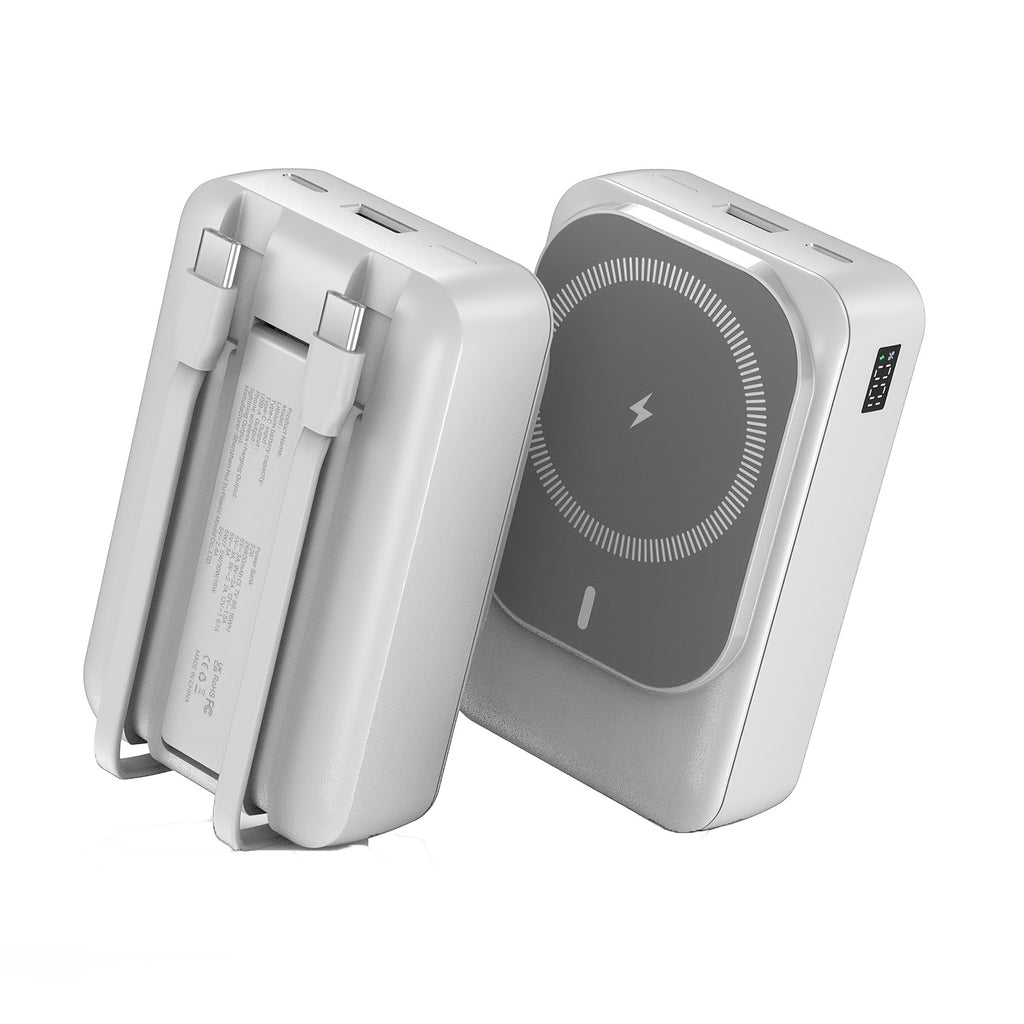 26800mAh Power Bank for Heated Jacket & Vest, 20W USB-C PD Battery Pack with Built-in Cables & LED Display, Portable Charger for Heated Clothing, Phone & Outdoor Use