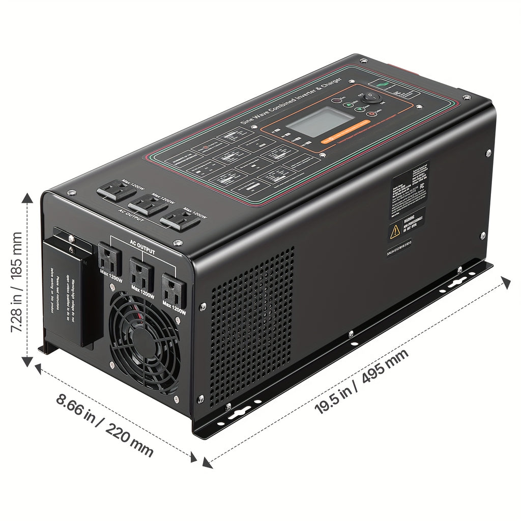 逆变器充电器 2000 W/3000 W 120V 12V/24V 110V 无插 S001 全区域可售