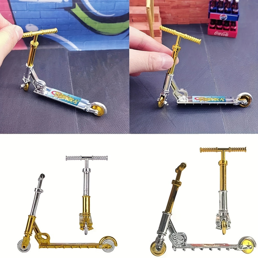 4pcs diy滑板车迷你手指套装，秋千板、微型摇摆板、指尖运动派对礼品