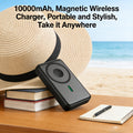 22.5W Fast Charging 10, 000 Mah Portable Magnetic Charger, Equipped with a Dual-Line Power Bank. Its Compact Design Makes It Easy to Carry, And It Is Shipped Locally for Quick Delivery, Making It an Essential Mobile Accessory for Daily Use Or Travel