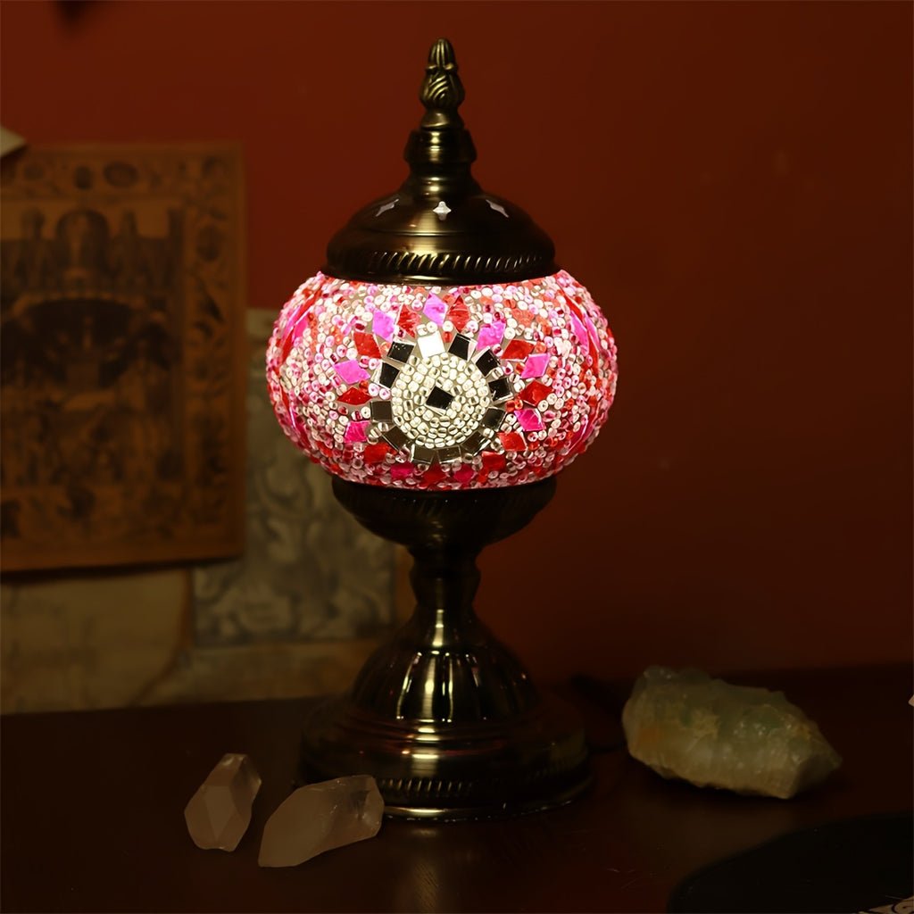 Tiffany table lamp, colored desk lamp, premium table lamp, Christmas gift