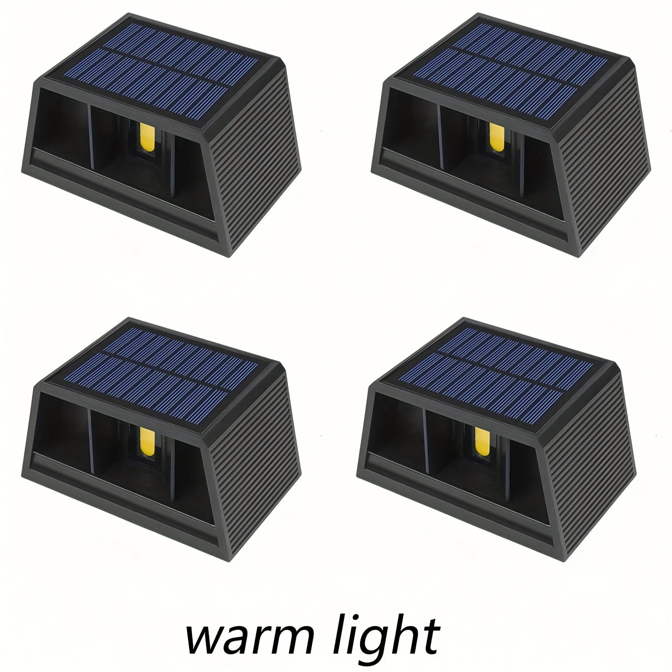 2pcs/4pcs Solar LED Wall Light, Adjustable Lighting Range, Up and Down Wall Light, for Outdoor Garden, Patio, Ambient Light, Modern Villa Landscape, Pathway, Hallway