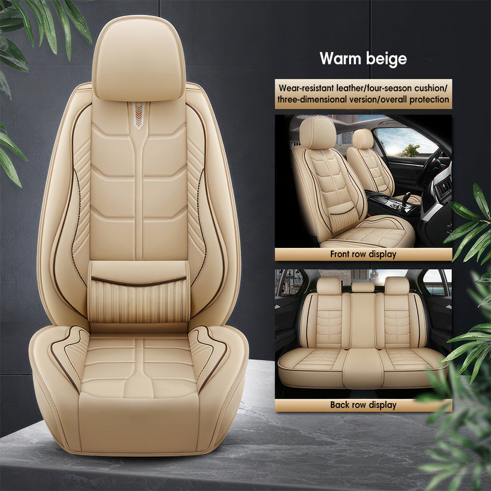 Full Coverage Car Seat Covers, Seat Covers for Sedan, SUV, Pickup Truck, Auto Seat Covers, Car Seat Cushions, 5-Seat Multi-Color Options Seat Covers