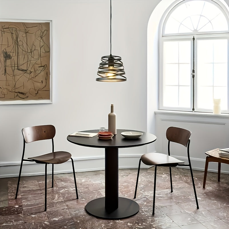 1PC simple pendant light, adjustable cord length, suitable for hall, bedroom, café, restaurant, bar, E26/E27 base, bulb not included