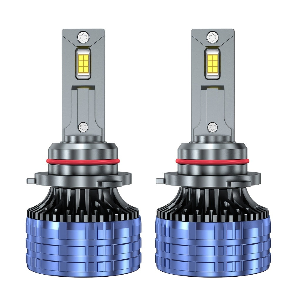 2-Pack H7 H4 H11 LED Headlights 220W High Power Canbus H1 H8 H9 9005 HB3 9006 HB4 9012 HIR2 9007 HB5 9008 H13 Turbo Light 6000K Car Light, No Battery Included