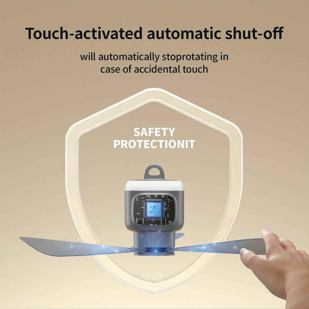 Portable Outdoor Camping Ceiling Fan with Remote, 3 Blades, 12000mAh Rechargeable Battery, USB Charging, Hook Design, Ideal for Tent Camping Emergency Use (Gray)
