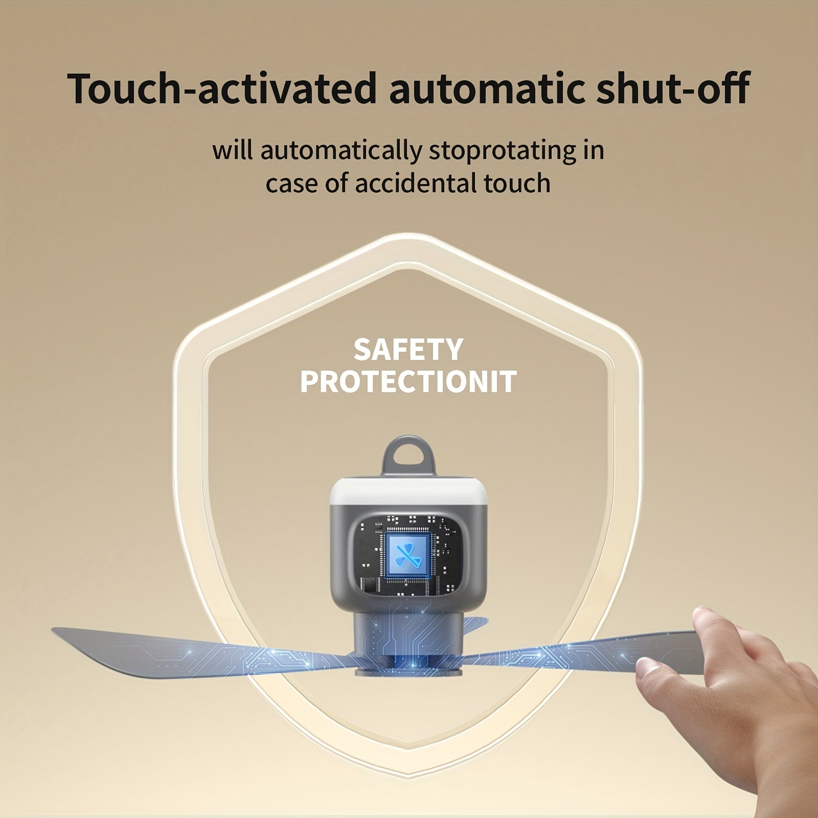 Portable Outdoor Camping Ceiling Fan with Remote, 3 Blades, 12000mAh Rechargeable Battery, USB Charging, Hook Design, Ideal for Tent Camping Emergency Use (Gray)