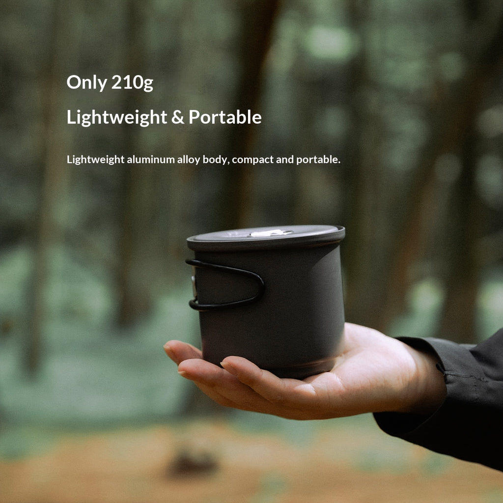 Separate Stove | 40-Min Long-Lasting Outdoor Stove Set | Ultra-Light Aluminum Portable Stove | Must-Have for Camping, Picnic & Tea Boiling (Free Storage Mesh Bag) | Only for Cooking