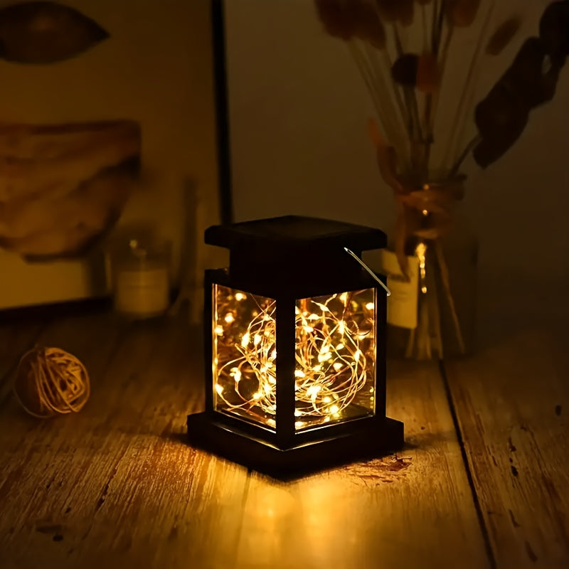 Solar Light, Starry Light, Copper Wire String Light, Vintage Palace Light, Pendant Light, Outdoor Courtyard Street, Patio Landscape Light, Ambient Light
